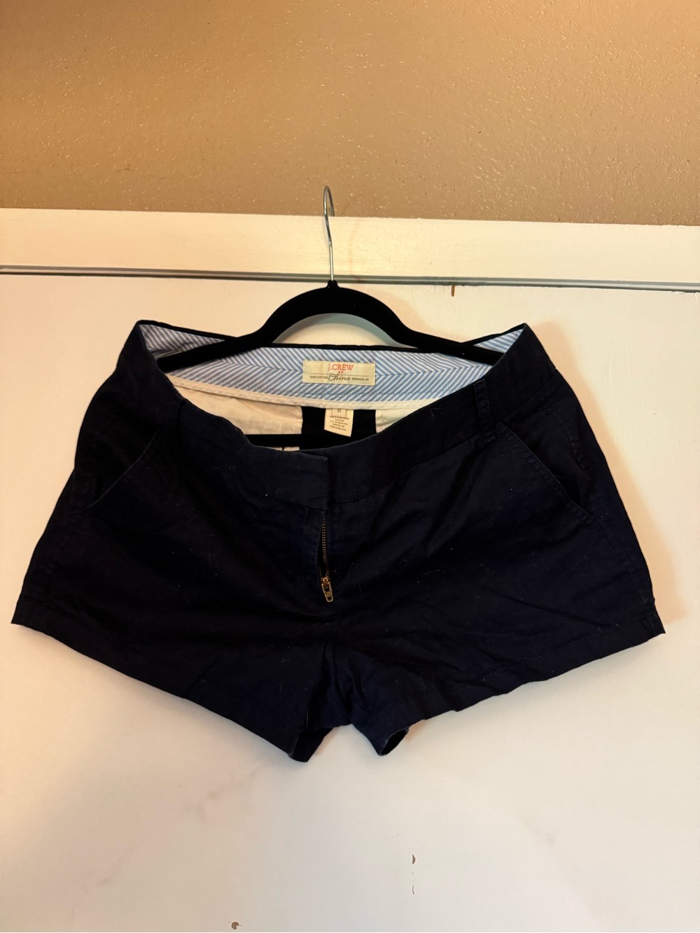 J. Crew Factory Dark Navy Women's Chino Bermudas